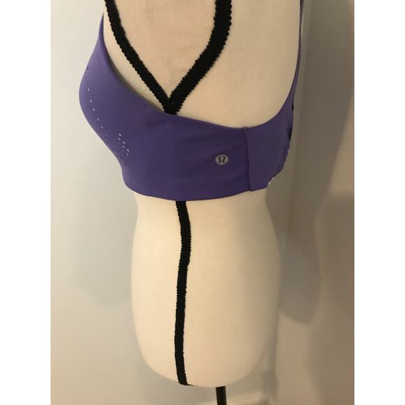 LULULEMON AirSupport Bra High Support Charged Indigo /Lavender Fog - Size 34DD - Picture 4 of 12